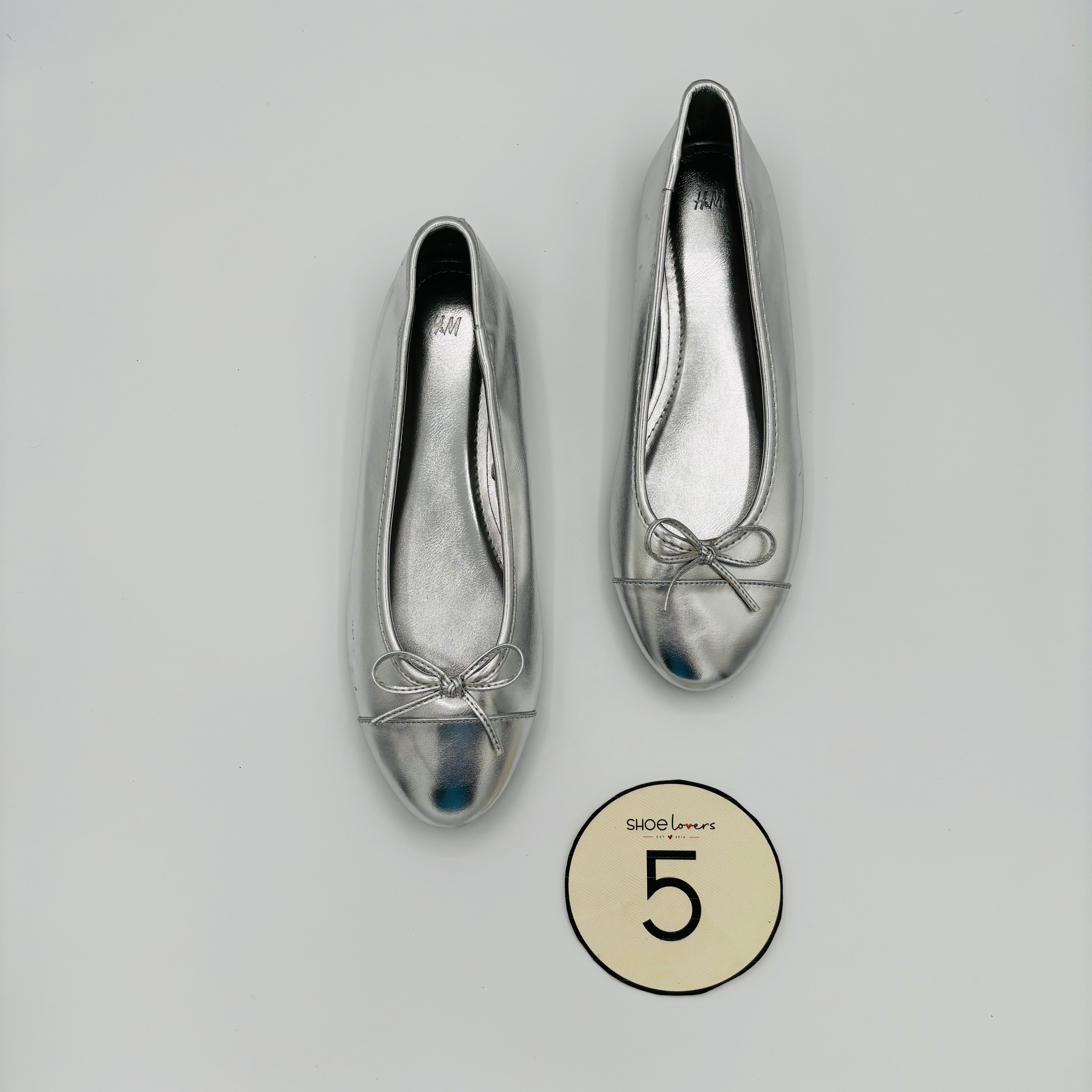 Ballerinas Plateado H&M